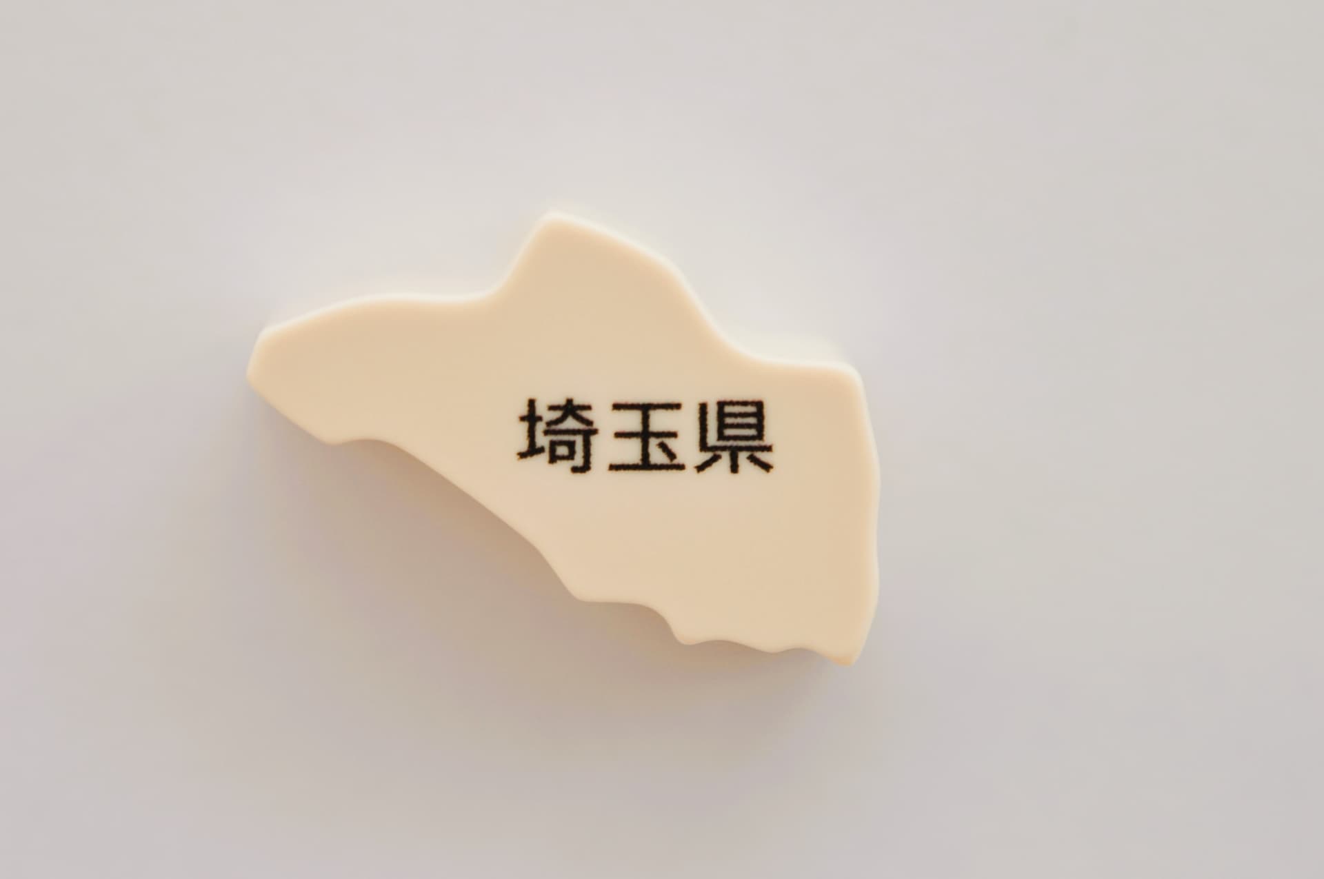 埼玉県の地図模型